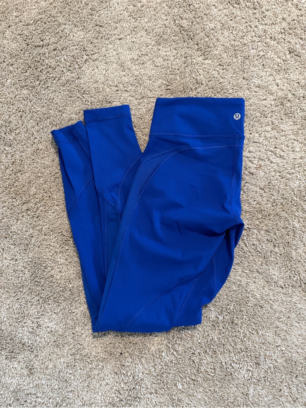 Lululemon Athletica Bright Blue High-Rise Leggings